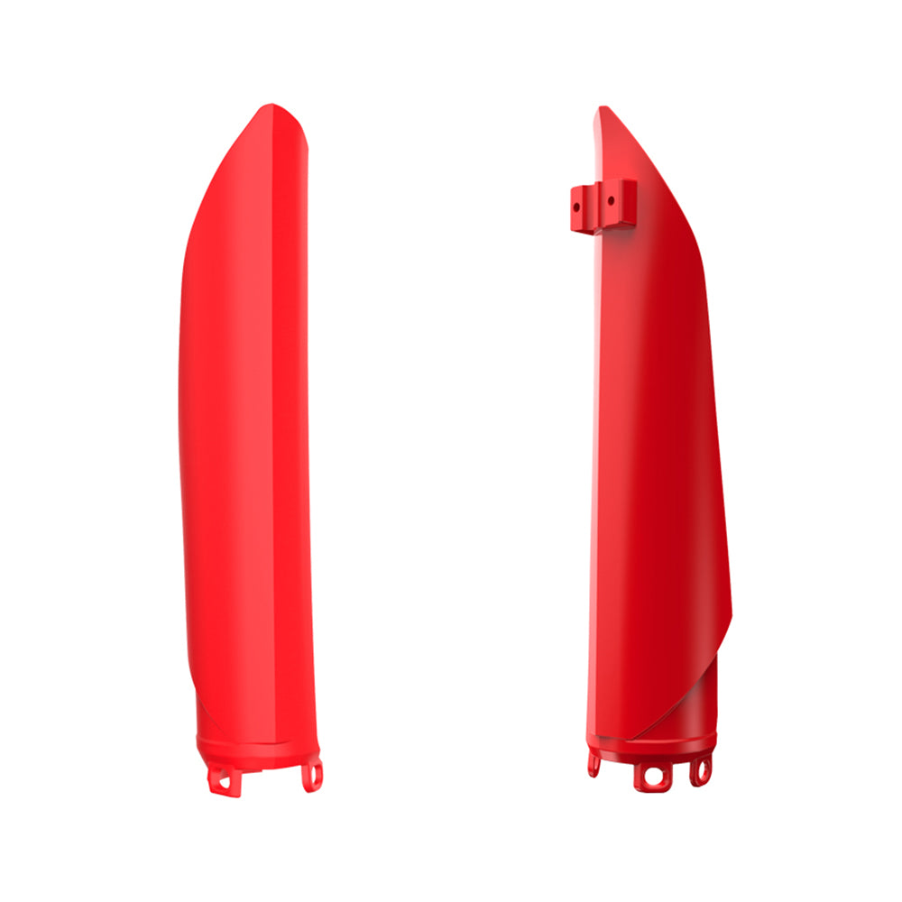 Polisport Plastic Lower Fork Guards For Beta RR 2T 300 2012-2018 Red